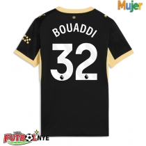 Camiseta Manchester City Ayyoub Bouaddi #32 Visitante Equipación para mujer 2026-27 manga corta